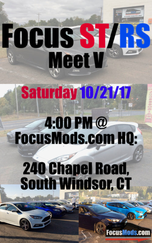 Focus ST / RS Meet, Saturday October 21st, Starting @ 4:00 PM, At FocusMods HQ