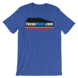 FocusMods.com™ Unisex Short Sleeve T-Shirt (White & Blue Available)