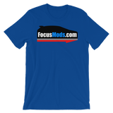 FocusMods.com™ Unisex Short Sleeve T-Shirt (White & Blue Available)