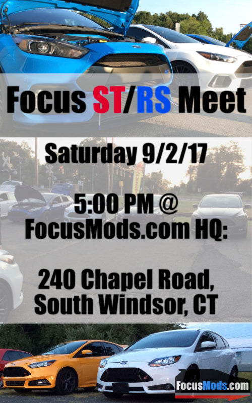 Focus ST / RS Meet II, This Saturday, September 2nd @ FocusMods.com HQ