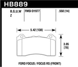 Hawk HP Plus Track Only Ferro-Carbon Brake Pads