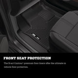 Husky Liners 2019 Ford Ranger SuperCrew Cab X-Act Contour Black Floor Liners (2nd Row)