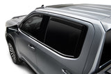 AVS 2019 Ford Ranger Crew Cab Only Ventvisor Low Profile Window Deflectors 4pc - Matte Black