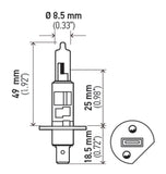 Hella Optilux H1 100W XB Extreme White Bulbs (Pair)