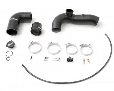 CP-e™ Exhale™ Hard Pipe To Throttle Body w/ Tial Flange, Black: 2013 - 2018 Ford Focus ST