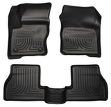Husky Liners, Front & 2nd Seat Floor Liners, 2013 - 2017 Ford Focus ST