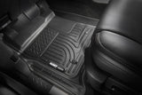 Husky Liners WeatherBeater Black Floor Liners: 2019+ Ford Ranger SuperCrew Cab & SuperCab