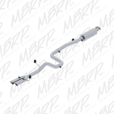 2014 - 2018 Ford Fiesta ST 1.6L Ecoboost 3" Cat Back Exhaust, Dual Outlet, T409